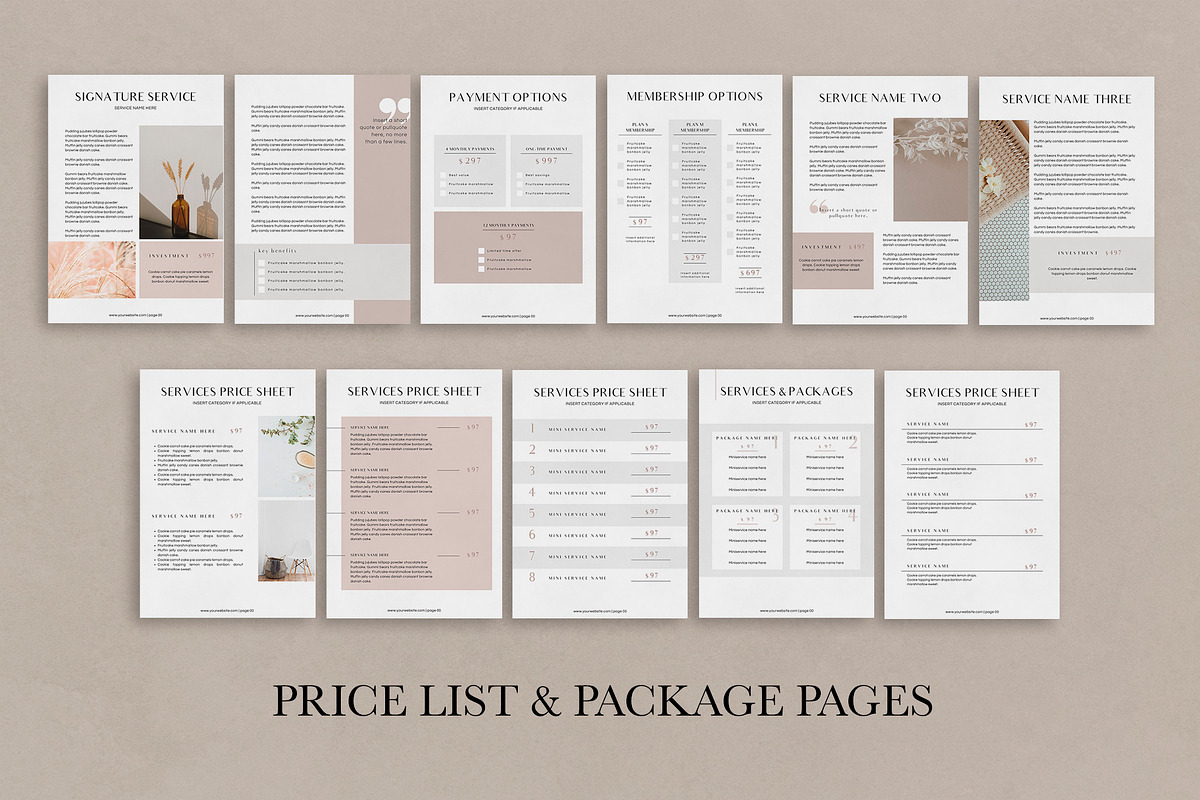 Services & Pricing Template | JANE, a Brochure Template by Studio Next (Photo 9 of 14)