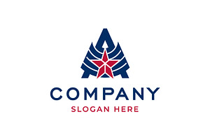 Letter A Star Symbol Logo, a Branding & Logo Template by Buqancreative