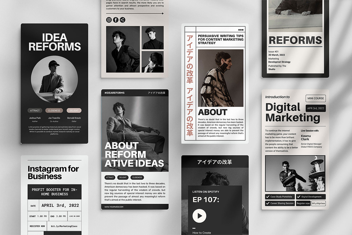 MESA Marketing Kit Stories, a Social Media Template by Analogi Studio (Photo 2 of 10)