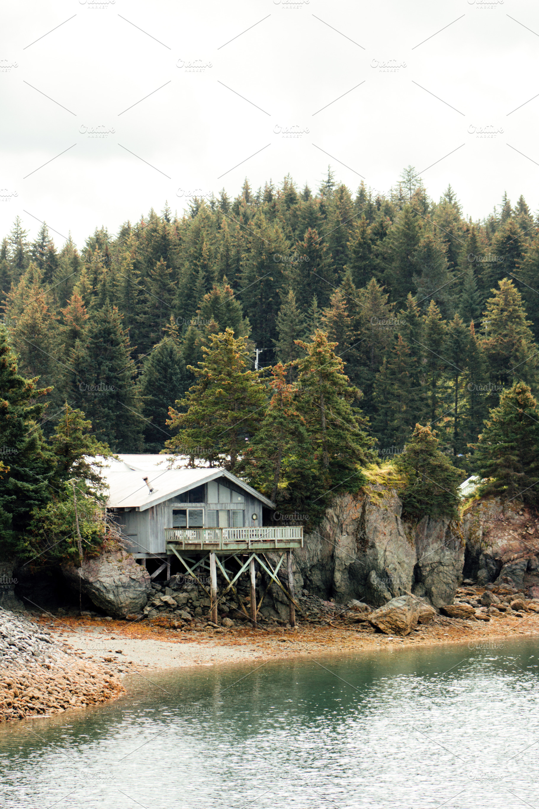 Alaskan Cabin, a Nature Photo by Made by T