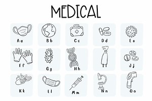 Medical Symbols Fonts