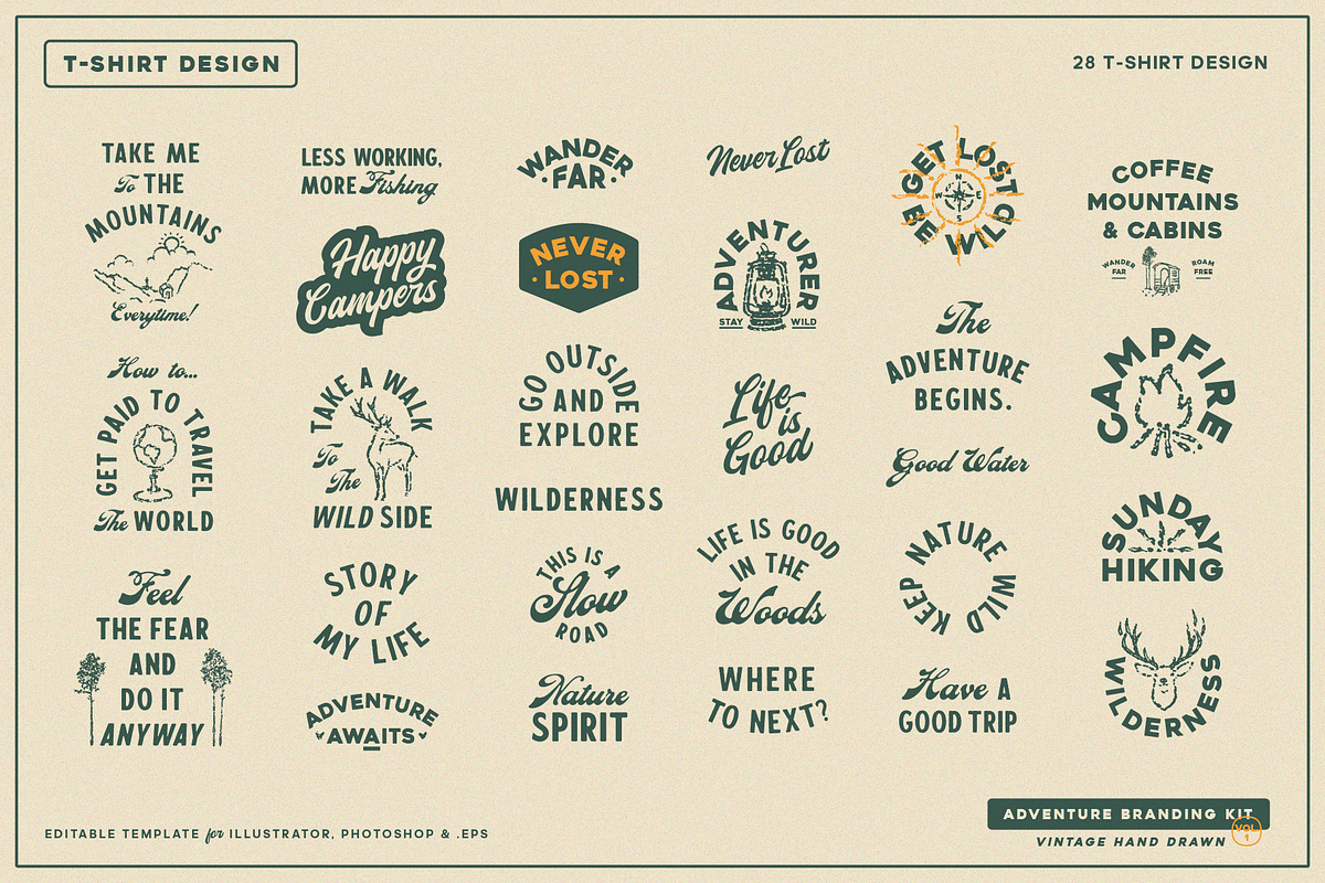 Adventure Branding Kit, a Branding & Logo Template by Refolve Design (Photo 22 of 29)