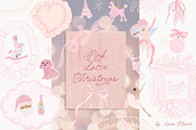 Pink Lace Christmas, an Object Graphic by Lana Elanor (Thumbnail 5 of 12)