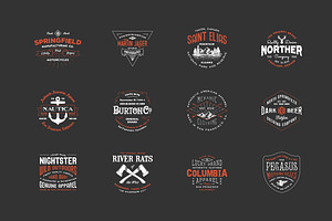 Hipster Vintage Logo Pack 2