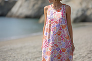 Sleeveless Summer Maxi Dress Mockup, a Shirt Mockup by 1001 mockups (Thumbnail 7 of 9)