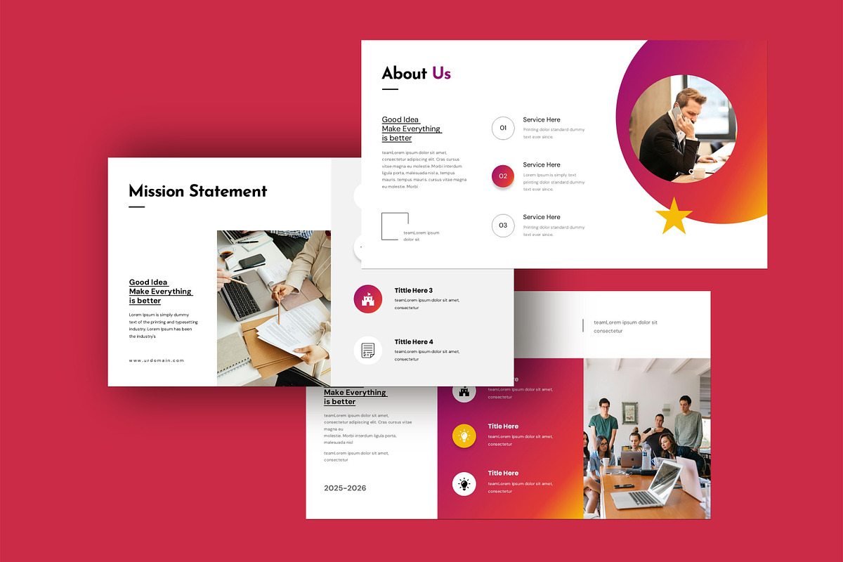 Future Plan Presentation Template preview 3