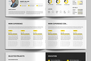 Resume Booklet Design Layout, a Resume Template by MightyDesign (Thumbnail 3 of 9)