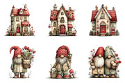 Easter Gnome Gingerbread House, an Illustration by CreationArt (Thumbnail 6 of 7)