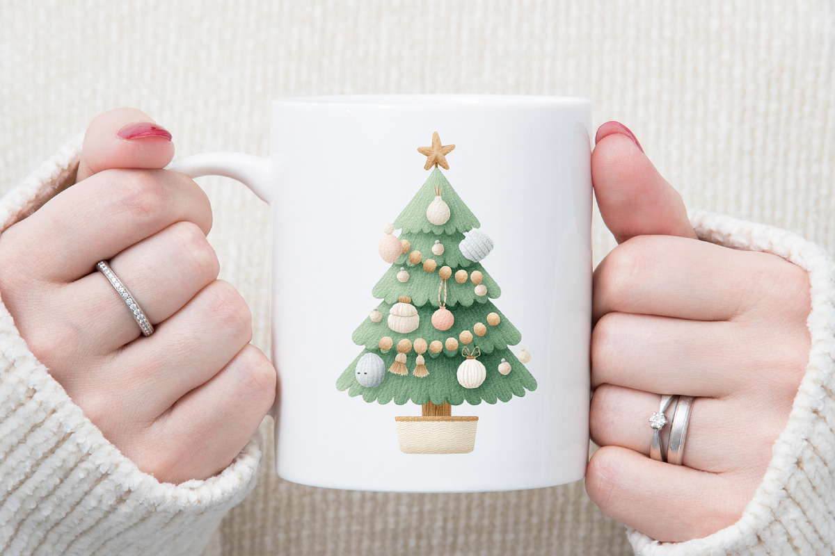 Cute Boho Christmas Clipart, an Illustration by Sublimation Artist (Photo 5 of 6)