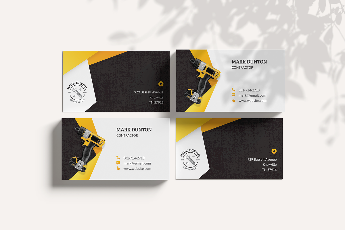 DUNTON Business Card Template, a Business Card Template by Jinro (Photo 3 of 5)