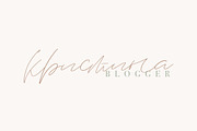 Iriska Cyrillic & Latin Font, a Script Font by Katie Holland (Thumbnail 4 of 9)