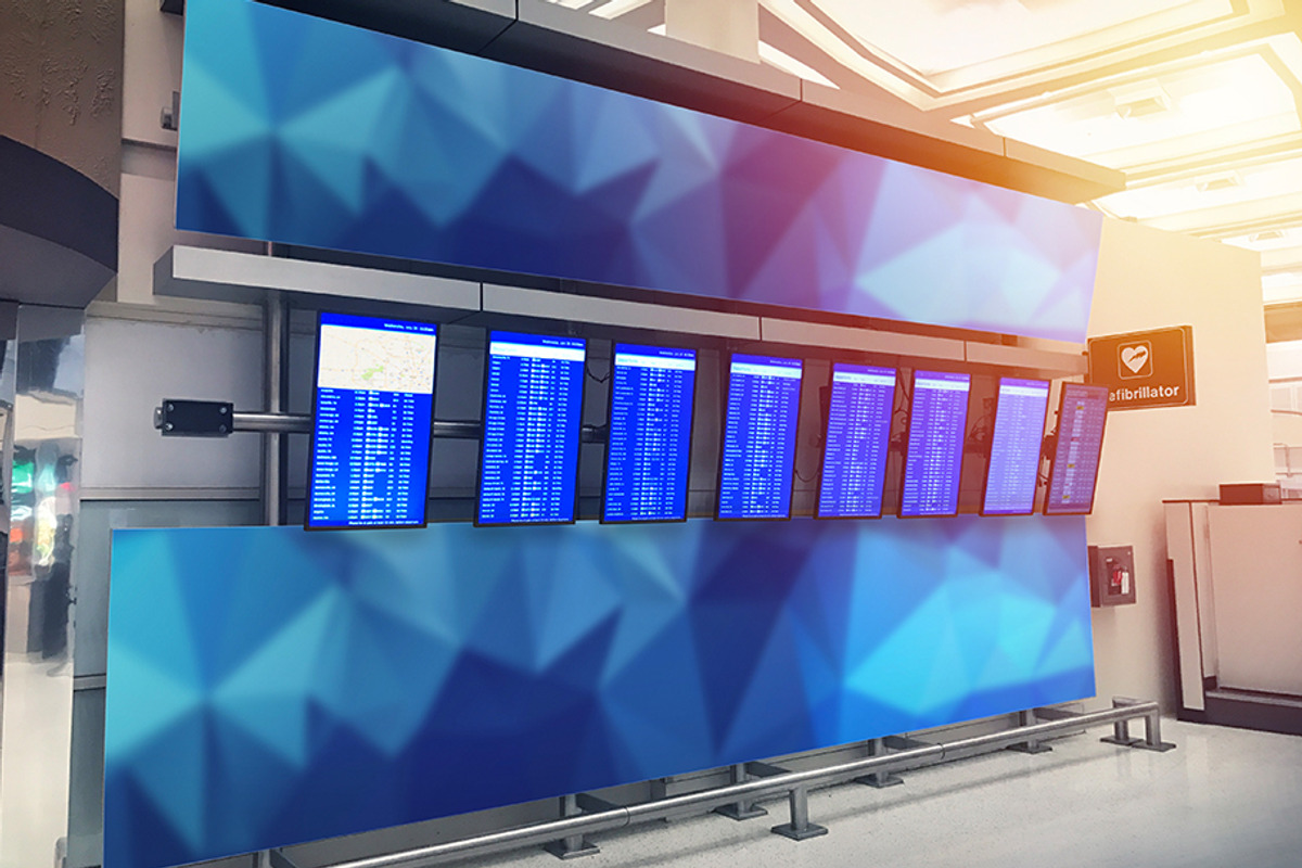 Airport Signage 2.0 - 22psd files, an Advertising Mockup by Shop Mockpro (Photo 11 of 22)