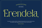 Erendela Stylish Serif Font, a Font by Vadovastd (Thumbnail 1 of 7)