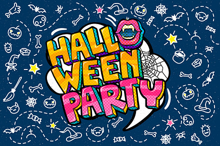 Halloween Party Message