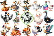 Halloween Goose Clipart, an Illustration by Pixels.Craft (Thumbnail 1 of 7)