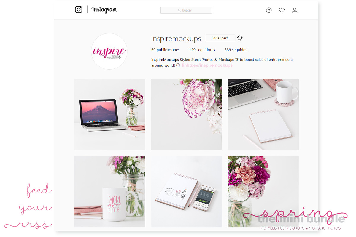 Spring Mockups & Styled Stock Bundle, a Cups & Container Mockup by Inspire Mockups (Photo 7 of 8)