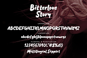 Bitterlove Story – Handwritten Brush, a Handwritten Font by Fikryal Studio (Thumbnail 12 of 13)