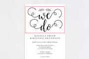 Wedding Invitation Template WPC442, an Invitation Template by Shafura_Wedding (Thumbnail 5 of 5)