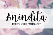 Anindita Script, a Script Font by Areatype (Thumbnail 1 of 10)