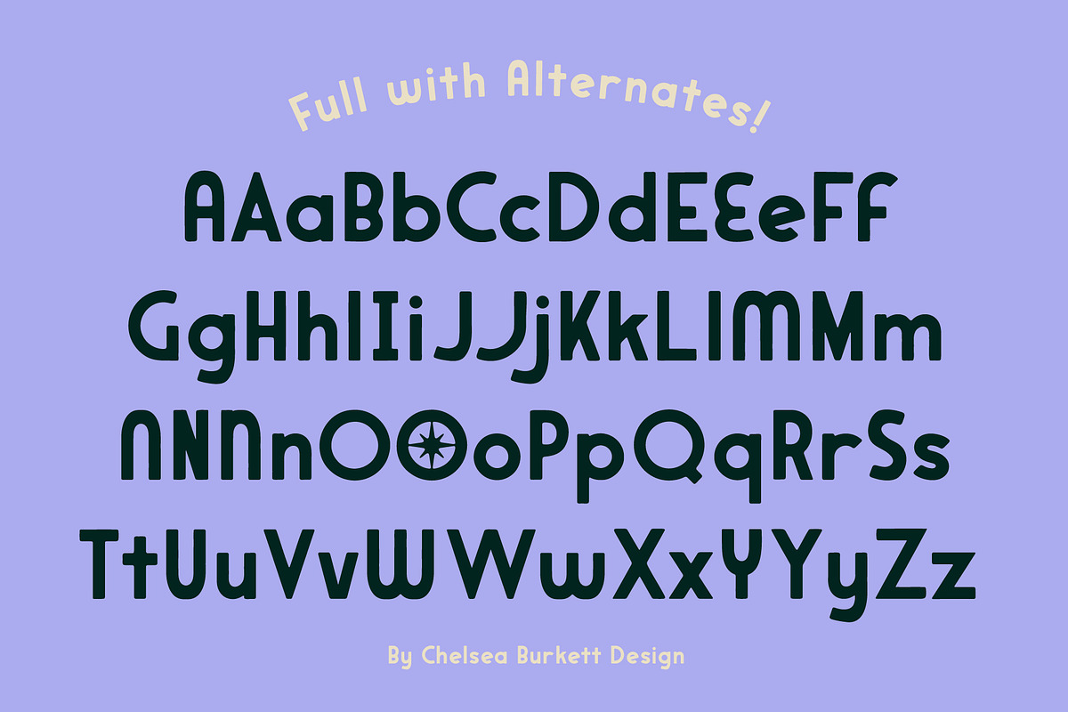 Stargrove, a Sans Serif Font by Chelsea Burkett (Photo 7 of 9)