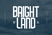 Brightland - Condensed Sans Serif, a Sans Serif Font by Pixesia Studio (Thumbnail 1 of 13)