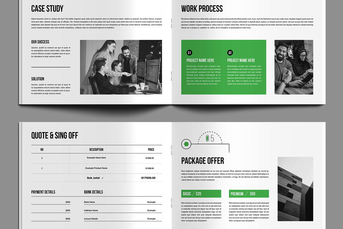 Creative Proposal Design, a Brochure Template by MightyDesign (Photo 4 of 8)