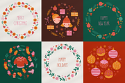 Winter Holidays Kit, a Seasonal Illustration by miumiu (Thumbnail 11 of 15)