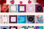 400+ Valentine's Day Cards Pack, a Decorative Illustration by Olha Kostiuk (Thumbnail 5 of 9)