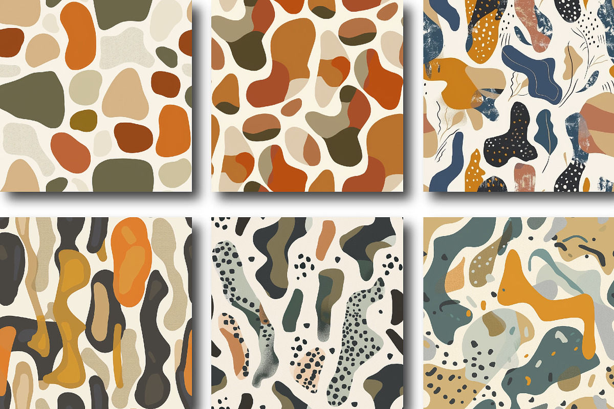 Organic Shapes Seamless Pattern, a Pattern Graphic by DreamCafeArt (Photo 7 of 7)