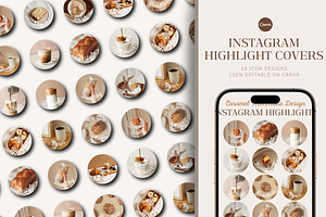 INSTAGRAM HIGHLIGHT COVERS, a Social Media Template by The Little Lily Studio