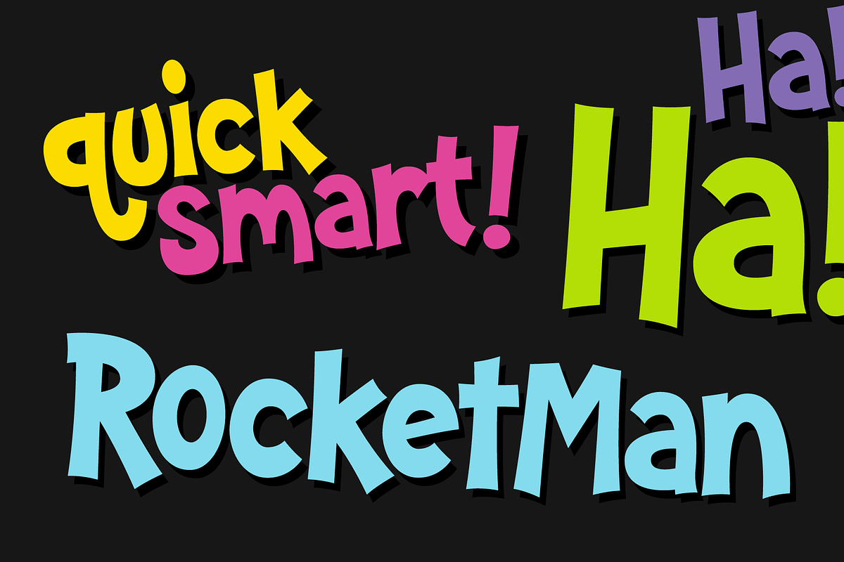 Laughing Matters: Comedy Font, a Font by Wingsart Studio (Photo 7 of 16)