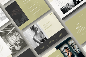 Eva Showit Website Template