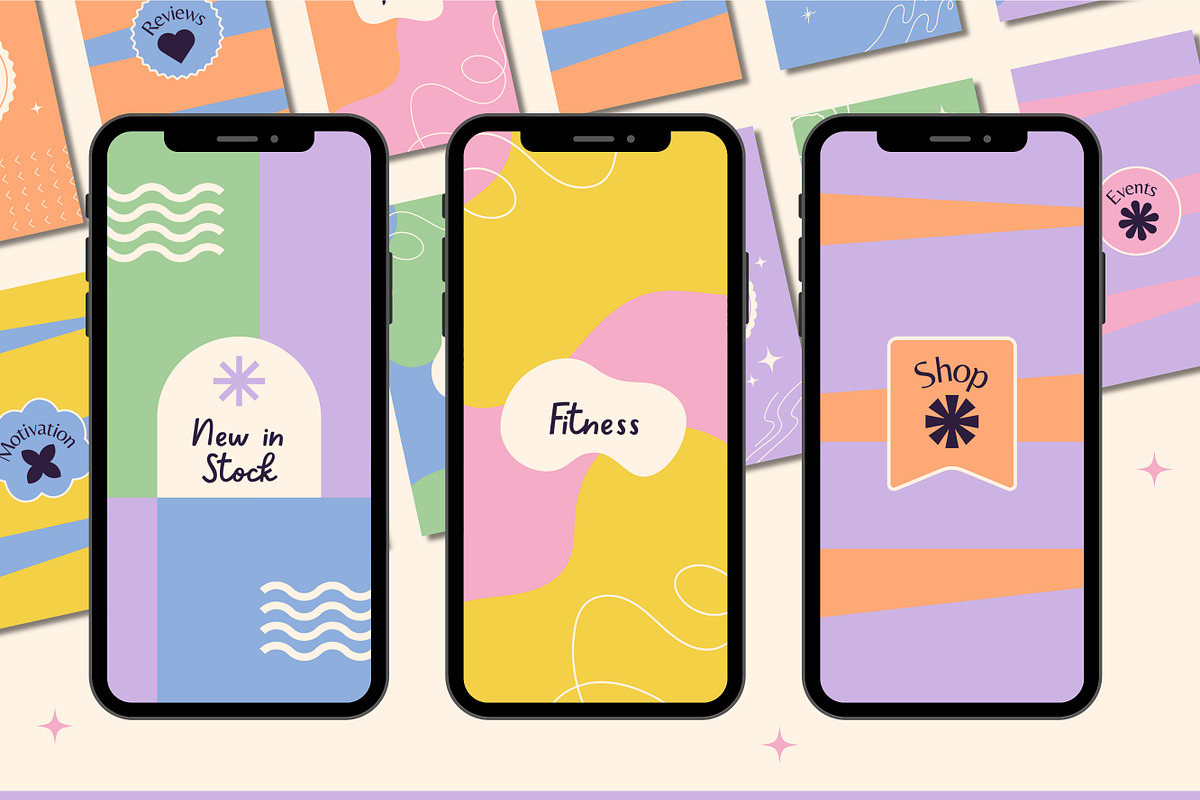 50 Instagram Highlights Templates, a Templates & Theme by TemplateCastleStore (Photo 6 of 10)