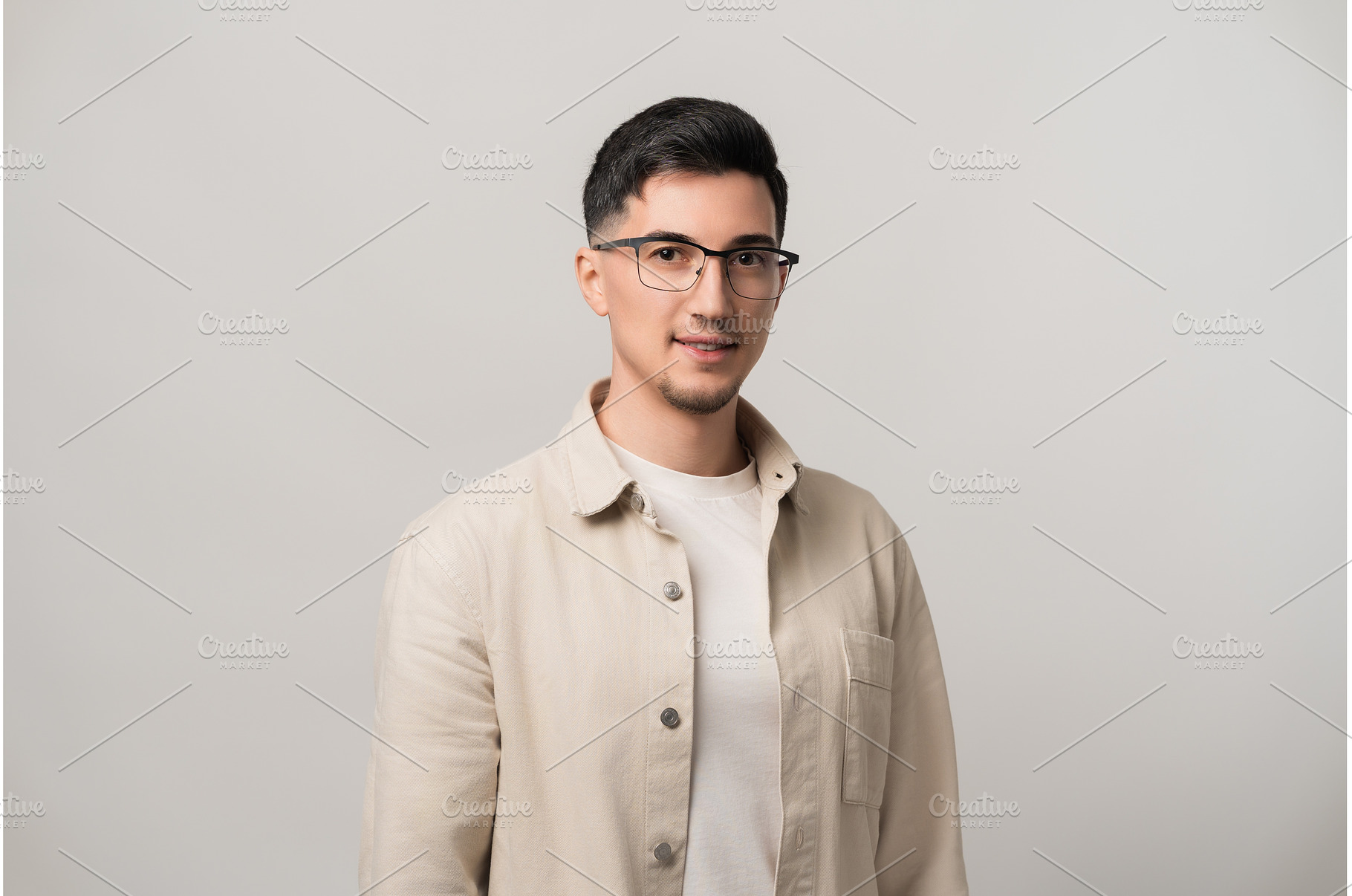 Confident IT student man, ready to, a Person Photo by AD Stock Images