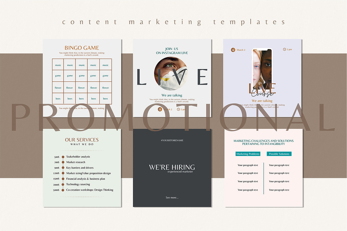 Content Marketing Template CANVA, a Social Media Template by goodesign (Photo 12 of 23)