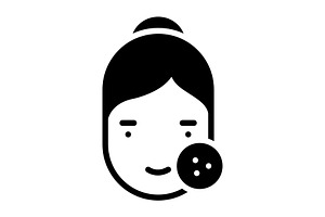 Skin dermis solid icon, a Solid Icon by Creative priyanka