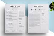 Minimalist Resume, a Resume Template by Pxl_graphic (Thumbnail 2 of 3)