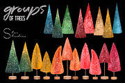 BOTTLEBRUSH CHRISTMAS TREES Pack, a Decorative Illustration by Dana Designs (Thumbnail 6 of 9)