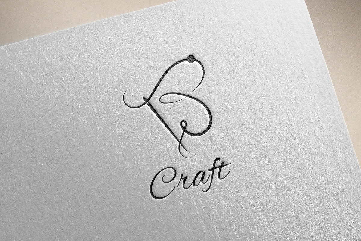 Craft. Calligraphic Logo Template, a Branding & Logo Template by le-genda