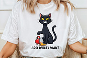 I Do What I Want Funny Cat, an Illustration by DreamCafeArt (Thumbnail 6 of 6)
