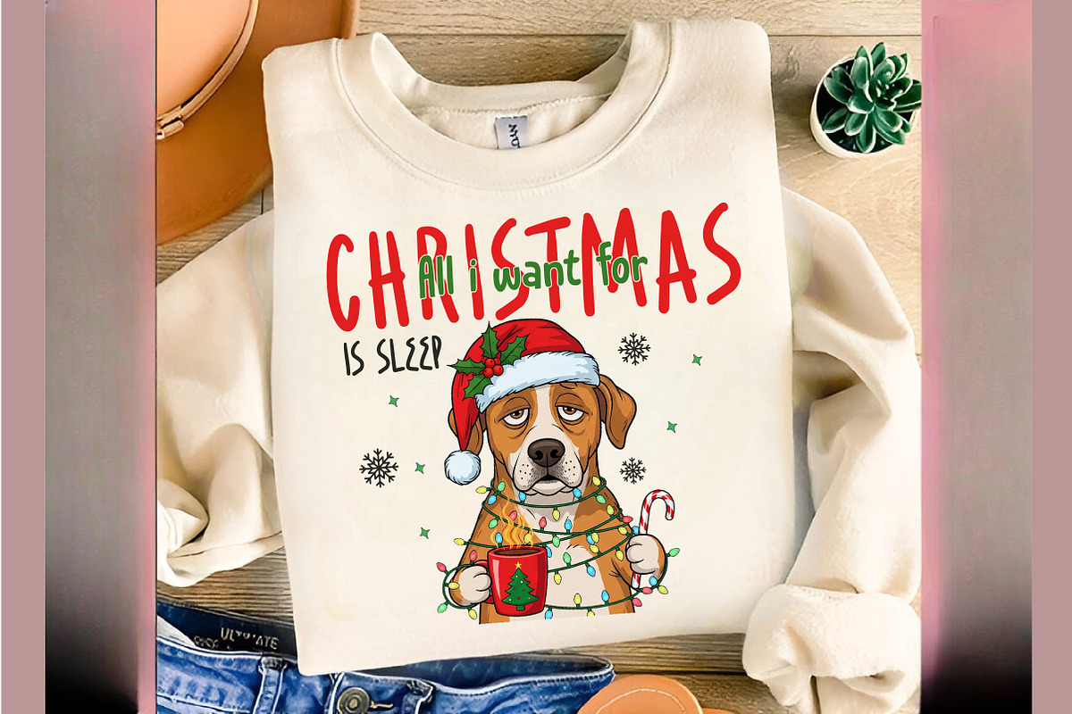 Sarcastic Christmas Funny Dog Coffee, an Illustration by SinaCreation (Photo 4 of 7)