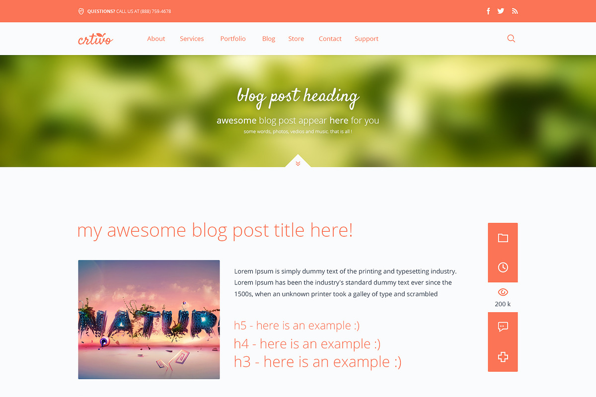 CRTIVO - Creative One Page (7 PSD), a Landing Page Template by Pixvar Studio (Photo 5 of 5)