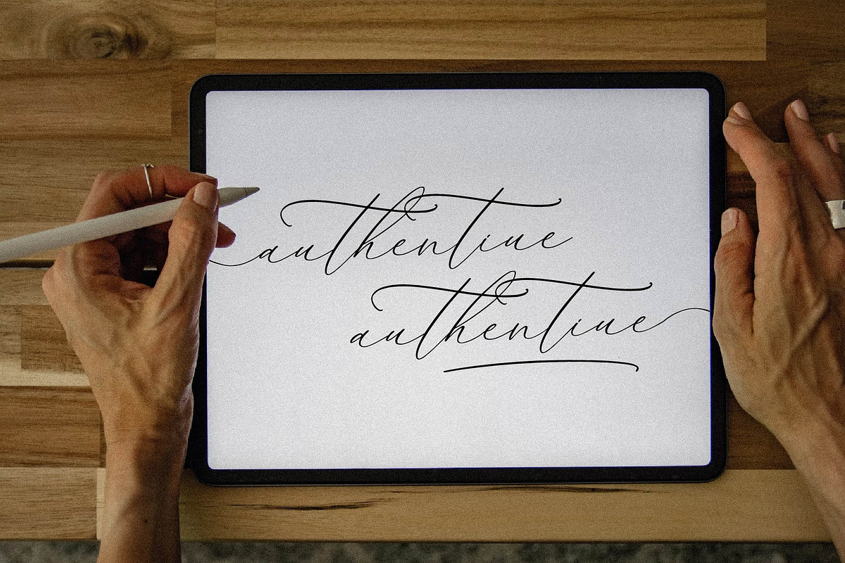 Authentiue Chic Calligraphy Font, a Script Font by Storytype Studio (Photo 7 of 15)
