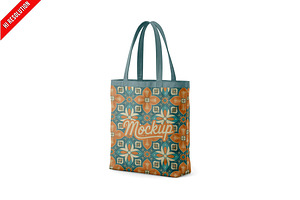 Tote Bag PSD, a Bottom Mockup by Bruno's Shop