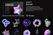 3D Abstract Design LIBRARY, a Graphic by LarysaZabrotskaya (Thumbnail 15 of 24)