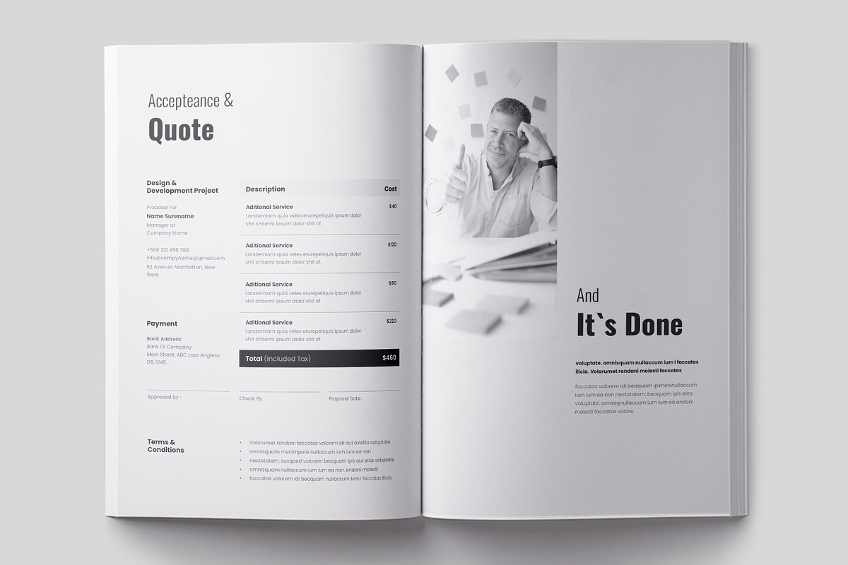 Business Proposal Template, Canva preview 7