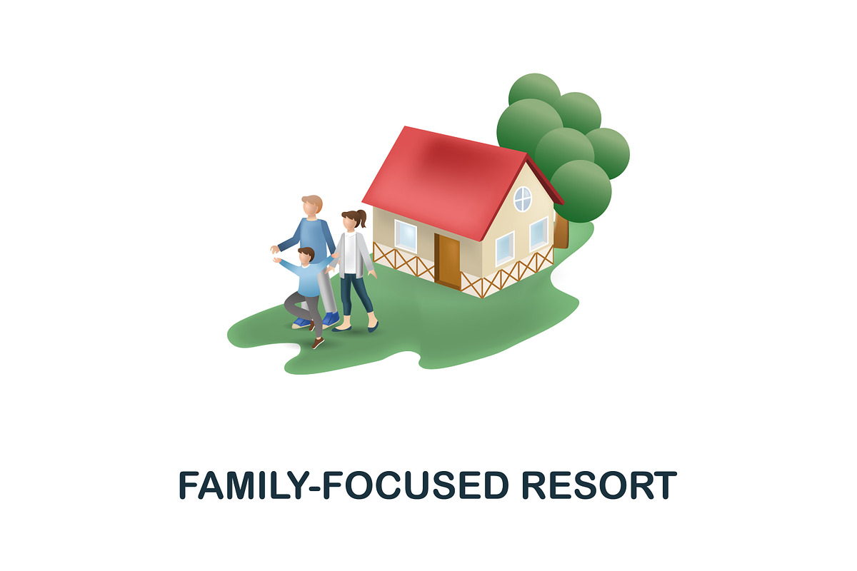 Resorts 3D Icons Set Bundle, an Object Graphic by Aimagenarium@gmail.com (Photo 11 of 21)