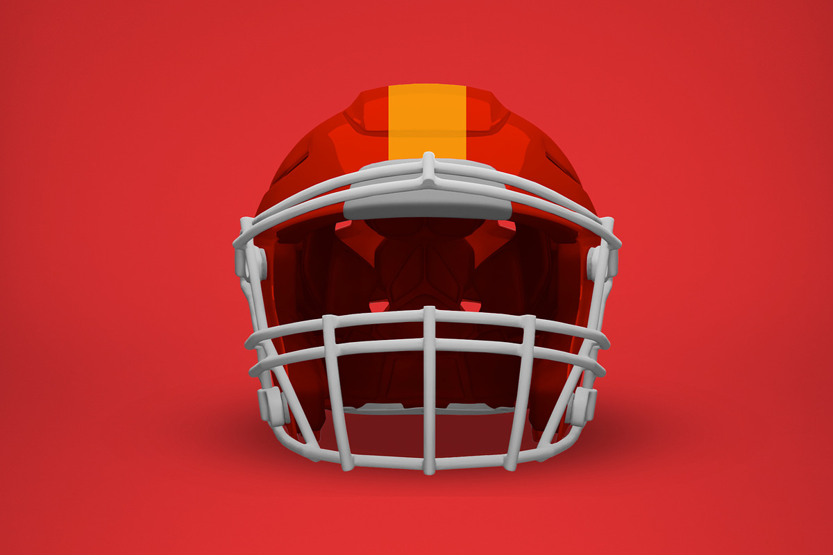 Football Helmet Mockup, an Object Graphic by Loudoun Design Co. (Photo 5 of 6)
