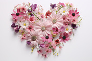 61 Flower Hearts, a Nature Photo by Handmadefont (Thumbnail 7 of 12)