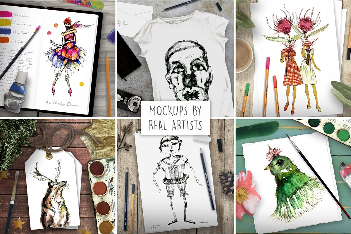 Flat lay Art Display Scene Creator, an Arts & Entertainment Photo by Mockup Scene (Photo 6 of 8)